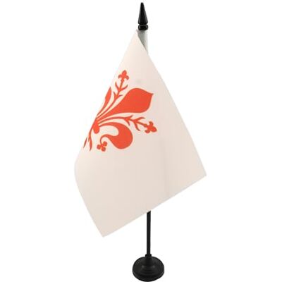 AZ Flag Florence - 21x14 cm - Polyester - socle en plastique - flag - Publicité AZ Flag Florence - 21x14 cm - Polyester - socle en plastique - flag - Publicité