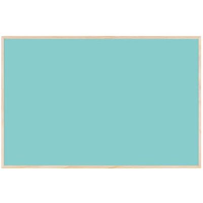 Bi-Office Tableau Magnétique Earth New Basic Caribe, 88,5 x 58,5 cm, Surface en Acier Laqué, Cadre en Pin Naturel - Publicité Bi-Office Tableau Magnétique Earth New Basic Caribe, 88,5 x 58,5 cm, Surface en Acier Laqué, Cadre en Pin Naturel - Publicité