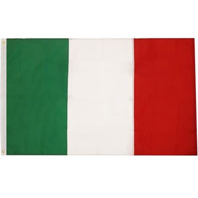 AZ FLAG Drapeau Italie Premium 150x90 cm Drapeau Italien Cousu Nylon 200D Avec Oeillets Métalliques Intégrés 200 g - Publicité AZ FLAG Drapeau Italie Premium 150x90 cm Drapeau Italien Cousu Nylon 200D Avec Oeillets Métalliques Intégrés 200 g - Publicité