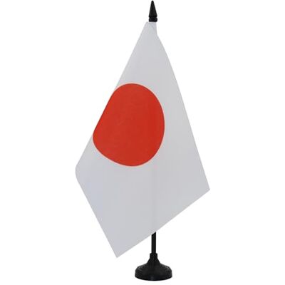 AZ FLAG Drapeau de Table Japon 21x14 cm Polyester 100D Socle Plastique Usage intérieur Drapeau de bureau japonais 日本 finition cousue et bords renforcés avec mât en plastique et socle en plastique - Publicité AZ FLAG Drapeau de Table Japon 21x14 cm Polyester 100D Socle Plastique Usage intérieur Drapeau de bureau japonais 日本 finition cousue et bords renforcés avec mât en plastique et socle en plastique - Publicité