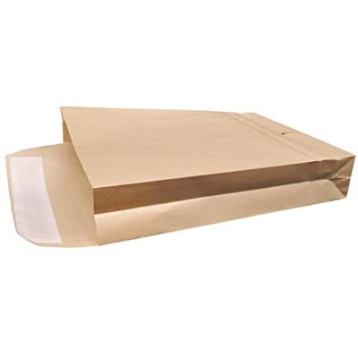 UNIVERS GRAPHIQUE 100 Pochettes KRAFT ARMÉ avec soufflet de 7 cm 28 x 36.53 cm 135 g kraft blond renforcé auto adhésive sac A4+ soufflet 70 mm grande enveloppe pochette expédition solide indéchirable 280 x 365 mm - Publicité UNIVERS GRAPHIQUE 100 Pochettes KRAFT ARMÉ avec soufflet de 7 cm 28 x 36.53 cm 135 g kraft blond renforcé auto adhésive sac A4+ soufflet 70 mm grande enveloppe pochette expédition solide indéchirable 280 x 365 mm - Publicité