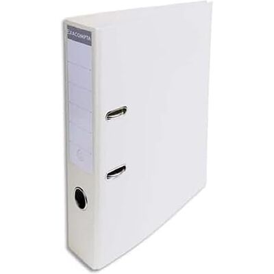 Exacompta Classeur à levier PVC Premium dos de 70mm blanc - Publicité Exacompta Classeur à levier PVC Premium dos de 70mm blanc - Publicité