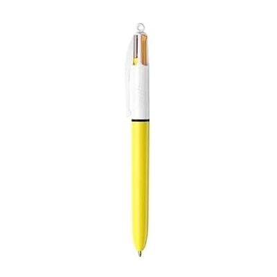 BIC 1 Stylo 4 Couleurs Sun Pointe moyenne 1 mm (violet + rose + orange + jaune fluo) - Publicité BIC 1 Stylo 4 Couleurs Sun Pointe moyenne 1 mm (violet + rose + orange + jaune fluo) - Publicité