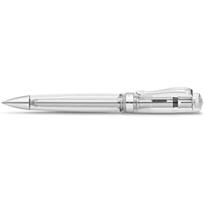 Kaweco Student Stylo à bille rotatif transparent en acrylique de qualité supérieure avec coffret cadeau en métal 13 cm - Publicité Kaweco Student Stylo à bille rotatif transparent en acrylique de qualité supérieure avec coffret cadeau en métal 13 cm - Publicité