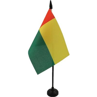 AZ FLAG Drapeau De Table Guinée-Bissau 15x10 cm Mini Drapeau Bissau-Guinéen De Bureau 100% Polyester Avec Hampe De 25cm Et Socle En Plastique Noir - Publicité AZ FLAG Drapeau De Table Guinée-Bissau 15x10 cm Mini Drapeau Bissau-Guinéen De Bureau 100% Polyester Avec Hampe De 25cm Et Socle En Plastique Noir - Publicité