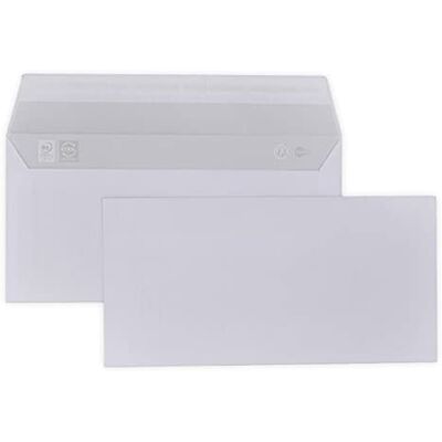 UNIVERS GRAPHIQUE lot de 500 petites enveloppes courrier DL- papier velin blanc 80g format 110 x 220 mm une enveloppe blanche avec fermeture bande adhésive autocollante siliconnée - Publicité UNIVERS GRAPHIQUE lot de 500 petites enveloppes courrier DL- papier velin blanc 80g format 110 x 220 mm une enveloppe blanche avec fermeture bande adhésive autocollante siliconnée - Publicité