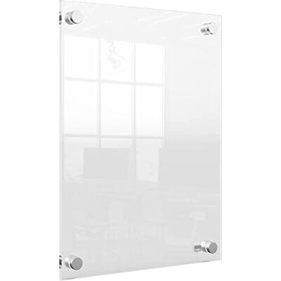 Nobo Porte-Affiche A4 Mural en Acrylique, Sans Cadre, Fixation Murale par les Coins, Portrait / Paysage, Premium Plus, Transparent, 1915591 - Publicité Nobo Porte-Affiche A4 Mural en Acrylique, Sans Cadre, Fixation Murale par les Coins, Portrait / Paysage, Premium Plus, Transparent, 1915591 - Publicité