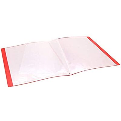 Waytex 931412 Protège Documents A4 60 Vues 30 Pochettes Couverture Polypro Rouge - Publicité Waytex 931412 Protège Documents A4 60 Vues 30 Pochettes Couverture Polypro Rouge - Publicité