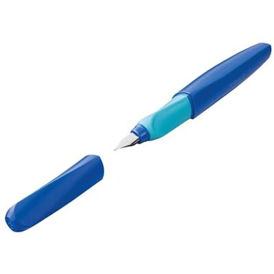 Pelikan 814751, stylo-plume Twist, plume F, Deep Blue - Publicité Pelikan 814751, stylo-plume Twist, plume F, Deep Blue - Publicité