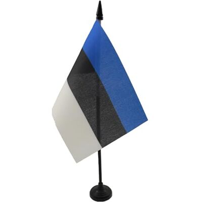 AZ FLAG Drapeau De Table Estonie 15x10 cm Mini Drapeau Estonien De Bureau 100% Polyester Avec Hampe De 25cm Et Socle En Plastique Noir - Publicité AZ FLAG Drapeau De Table Estonie 15x10 cm Mini Drapeau Estonien De Bureau 100% Polyester Avec Hampe De 25cm Et Socle En Plastique Noir - Publicité