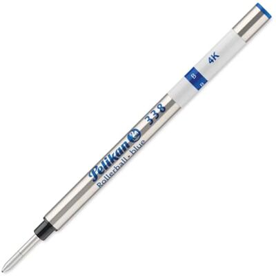 Pelikan 338 B Couleur Bleu Recharge pour stylo roller Pointe Large - Publicité Pelikan 338 B Couleur Bleu Recharge pour stylo roller Pointe Large - Publicité