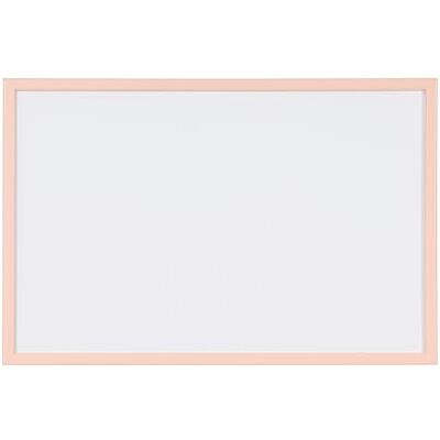 Bi-Office Tableau Blanc Cadre pastel, effaçable à sec, cadre MDF avec finition Saumon pastel, 60x45cm - Publicité Bi-Office Tableau Blanc Cadre pastel, effaçable à sec, cadre MDF avec finition Saumon pastel, 60x45cm - Publicité