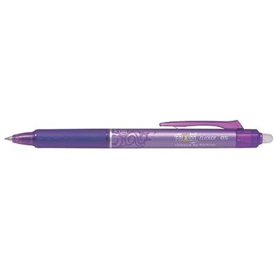 PILOT BLRT-FR5-V FrixionClick Stylo roller Violet - Publicité PILOT BLRT-FR5-V FrixionClick Stylo roller Violet - Publicité