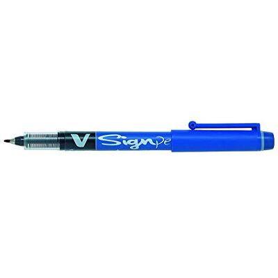 PILOT 11634 Stylo-feutre V Sign Pen écriture moyenne 0,6 mm pointe fibre polyester encre intense liquide niveau visible - Publicité PILOT 11634 Stylo-feutre V Sign Pen écriture moyenne 0,6 mm pointe fibre polyester encre intense liquide niveau visible - Publicité