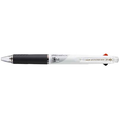 uni-ball 245300 Roller à encre UB JETSTREAM, 3 couleurs d'écriture, blanc, 1 pièce - Publicité uni-ball 245300 Roller à encre UB JETSTREAM, 3 couleurs d'écriture, blanc, 1 pièce - Publicité