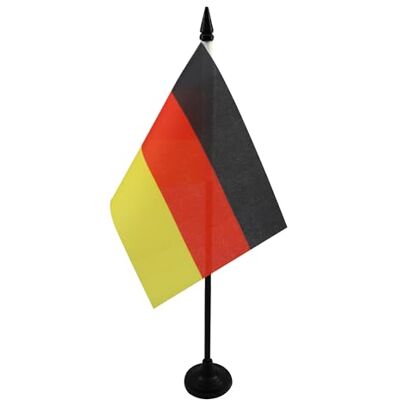 AZ FLAG Drapeau De Table Allemagne 15x10 cm Mini Drapeau Allemand De Bureau 100% Polyester Avec Hampe De 25cm Et Socle En Plastique Noir - Publicité AZ FLAG Drapeau De Table Allemagne 15x10 cm Mini Drapeau Allemand De Bureau 100% Polyester Avec Hampe De 25cm Et Socle En Plastique Noir - Publicité