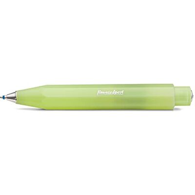 Kaweco SKYLINE SPORT Fine Lime Stylo à bille Business en plastique de qualité supérieure Vert 12 g Stylo à bille de poche estival avec mécanisme courbe en forme de cœur 10,5 cm - Publicité Kaweco SKYLINE SPORT Fine Lime Stylo à bille Business en plastique de qualité supérieure Vert 12 g Stylo à bille de poche estival avec mécanisme courbe en forme de cœur 10,5 cm - Publicité