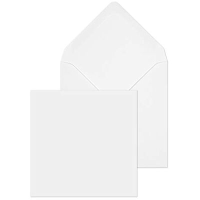 Blake Purely Everyday 111 x 111 mm 90 g/m² Enveloppes Carrées d'Invitation Gommée Rabat Pointu (ENV2173) Blanc Boîte de 1000 - Publicité Blake Purely Everyday 111 x 111 mm 90 g/m² Enveloppes Carrées d'Invitation Gommée Rabat Pointu (ENV2173) Blanc Boîte de 1000 - Publicité