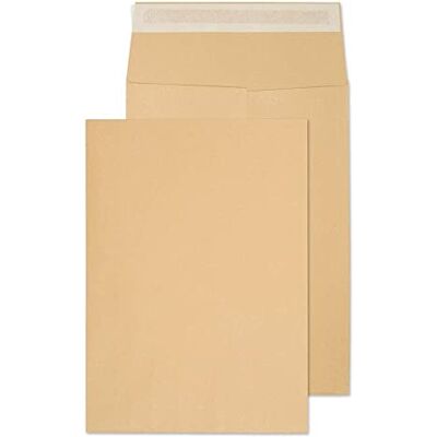Blake Purely Packaging B4 352 x 250 mm 140 g/m² Enveloppes Pochettes à Soufflet Bande Adhésive (42060) Manille Boîte de 125 - Publicité Blake Purely Packaging B4 352 x 250 mm 140 g/m² Enveloppes Pochettes à Soufflet Bande Adhésive (42060) Manille Boîte de 125 - Publicité