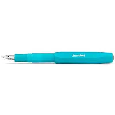 Kaweco Frosted Sport Stylo plume Bleu clair M - Publicité Kaweco Frosted Sport Stylo plume Bleu clair M - Publicité