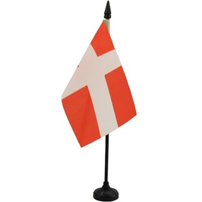 AZ FLAG Drapeau De Table Savoie 15x10 cm Mini Drapeau Savoyard De Bureau 100% Polyester Avec Hampe De 25cm Et Socle En Plastique Noir - Publicité AZ FLAG Drapeau De Table Savoie 15x10 cm Mini Drapeau Savoyard De Bureau 100% Polyester Avec Hampe De 25cm Et Socle En Plastique Noir - Publicité