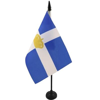 AZ FLAG Drapeau De Table Royaume de Grèce 1863-1973 21x14 cm Petit Drapeau Grec Ancien De Bureau 100% Polyester Avec Hampe De 25cm Et Socle En Plastique Noir - Publicité AZ FLAG Drapeau De Table Royaume de Grèce 1863-1973 21x14 cm Petit Drapeau Grec Ancien De Bureau 100% Polyester Avec Hampe De 25cm Et Socle En Plastique Noir - Publicité