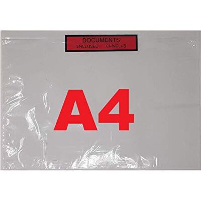 UNIVERS GRAPHIQUE De 50 a 10 000 Pochettes porte document ci-inclus format A4 (feuille A4 non pliée) adhésives transparente, imprimée documents ci-inclus et documents Enclosed Pochette d’Expédition autocollante C4 315 x 225 mm pour colis, paquets, petite - Publicité UNIVERS GRAPHIQUE De 50 a 10 000 Pochettes porte document ci-inclus format A4 (feuille A4 non pliée) adhésives transparente, imprimée documents ci-inclus et documents Enclosed Pochette d’Expédition autocollante C4 315 x 225 mm pour colis, paquets, petite - Publicité