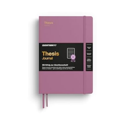 LEUCHTTURM1917 369203 Thesis Journal Medium (A5), Couverture rigide, Dusty Rose, Anglais – Parfait pour les travaux scientifiques et les mémoires de fin d'études - Publicité LEUCHTTURM1917 369203 Thesis Journal Medium (A5), Couverture rigide, Dusty Rose, Anglais – Parfait pour les travaux scientifiques et les mémoires de fin d'études - Publicité