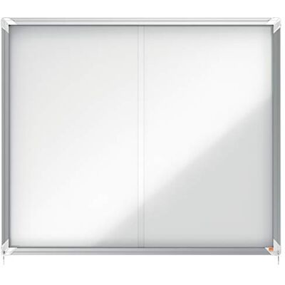 Nobo , Vitrine d'intérieur, Certifiée NF Collectivité et Education, Fond magnétique, 15xA4, 1137x967mm, Porte coulissante, Gamme Premium Plus, 1902609 - Publicité Nobo , Vitrine d'intérieur, Certifiée NF Collectivité et Education, Fond magnétique, 15xA4, 1137x967mm, Porte coulissante, Gamme Premium Plus, 1902609 - Publicité