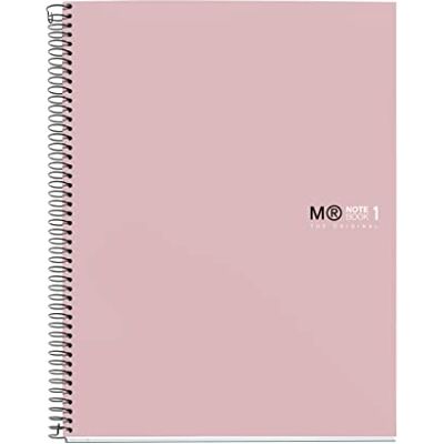 Miquelrius Cahier A5, Notebook The Original Colors, 80 Feuilles de 90 g/m², 1 Bande de Couleur, Petits Carreaux 5 mm, 2 Perforations, Couverture Rigide en Carton Plastifié, Sable - Publicité Miquelrius Cahier A5, Notebook The Original Colors, 80 Feuilles de 90 g/m², 1 Bande de Couleur, Petits Carreaux 5 mm, 2 Perforations, Couverture Rigide en Carton Plastifié, Sable - Publicité