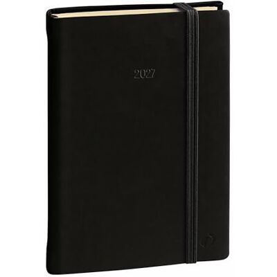 QUO VADIS Agenda 2027 Président Prestige ML Silk Noir 21x27 cm - Publicité QUO VADIS Agenda 2027 Président Prestige ML Silk Noir 21x27 cm - Publicité