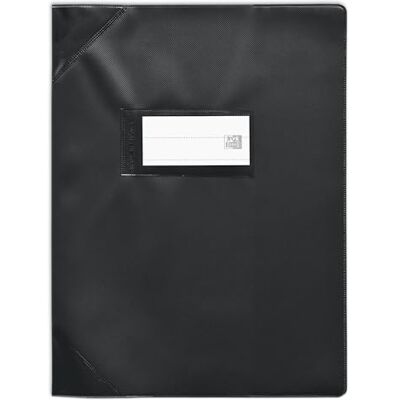 Oxford 25 Protège-Cahiers 17x22cm Strong Line PVC Opaque 15/100ème Noirs - Publicité Oxford 25 Protège-Cahiers 17x22cm Strong Line PVC Opaque 15/100ème Noirs - Publicité