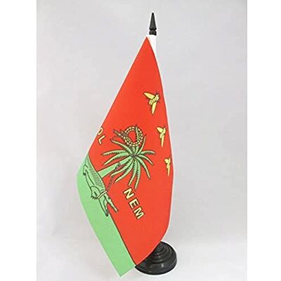 AZ FLAG Drapeau De Table Nîmes Colnem 21x14 cm Petit Drapeau Nîmois Romain De Bureau 100% Polyester Avec Hampe De 25cm Et Socle En Plastique Noir - Publicité AZ FLAG Drapeau De Table Nîmes Colnem 21x14 cm Petit Drapeau Nîmois Romain De Bureau 100% Polyester Avec Hampe De 25cm Et Socle En Plastique Noir - Publicité