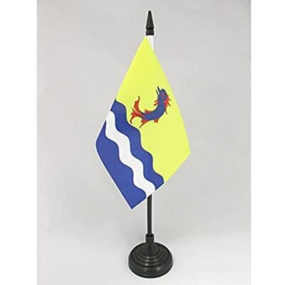 AZ FLAG Drapeau De Table Drôme 15x10 cm Mini Drapeau Du Département Dromois De Bureau 100% Polyester Avec Hampe De 25cm Et Socle En Plastique Noir - Publicité AZ FLAG Drapeau De Table Drôme 15x10 cm Mini Drapeau Du Département Dromois De Bureau 100% Polyester Avec Hampe De 25cm Et Socle En Plastique Noir - Publicité
