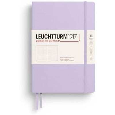 LEUCHTTURM1917 365481 Carnet de notes Medium (A5), Couverture rigide, 251 pages numérotées, Lilac, pointillé - Publicité LEUCHTTURM1917 365481 Carnet de notes Medium (A5), Couverture rigide, 251 pages numérotées, Lilac, pointillé - Publicité