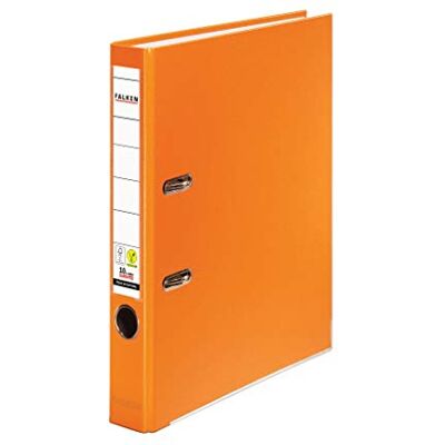 FALKEN Classeur Rigide Largeur du dos 50 mm schmal Orange. Publicité FALKEN Classeur Rigide Largeur du dos 50 mm schmal Orange. Publicité