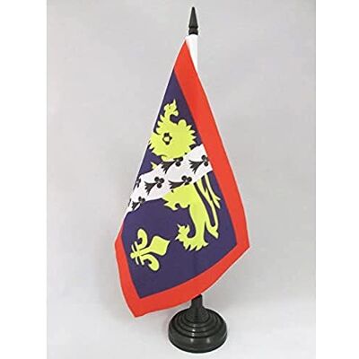 AZ FLAG Drapeau De Table Mayenne 21x14 cm Petit Drapeau Du Département Mayennais De Bureau 100% Polyester Avec Hampe De 25cm Et Socle En Plastique Noir - Publicité AZ FLAG Drapeau De Table Mayenne 21x14 cm Petit Drapeau Du Département Mayennais De Bureau 100% Polyester Avec Hampe De 25cm Et Socle En Plastique Noir - Publicité