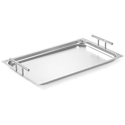 Plateau de service en inox HENDI - Empilable - 530x325 mm - Publicité Plateau de service en inox HENDI - Empilable - 530x325 mm - Publicité