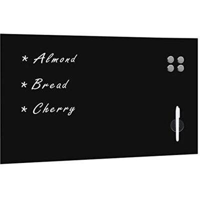 vidaXL Tableau magnétique mural en verre 120x60 cm Noir - Tableau magnétique - Publicité vidaXL Tableau magnétique mural en verre 120x60 cm Noir - Tableau magnétique - Publicité