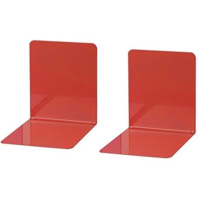 WEDO 1021102 Lot de 2 Serre-livres Rouge - Publicité WEDO 1021102 Lot de 2 Serre-livres Rouge - Publicité