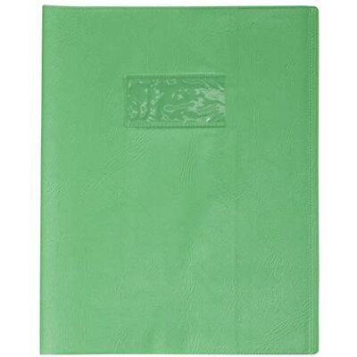 Calligraphe Protège-cahier Grain Cuir 20/100ème 17x22 vert clair - Publicité Calligraphe Protège-cahier Grain Cuir 20/100ème 17x22 vert clair - Publicité