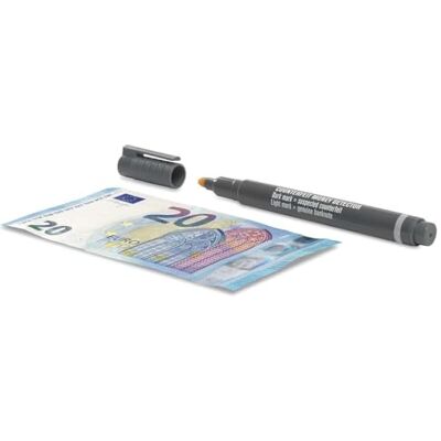 Safescan 30 Stylo détecteur de faux billets pour la vérification des billets de banque - Publicité Safescan 30 Stylo détecteur de faux billets pour la vérification des billets de banque - Publicité