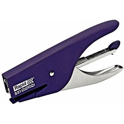 Rapid S51 Soft Agrafeuse 15 feuilles Midnight Violet - Publicité Rapid S51 Soft Agrafeuse 15 feuilles Midnight Violet - Publicité