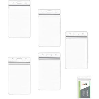 CCLKHY 5 Pcs Porte Carte Transparent, Badge Transparent Plastique, Imperméable à l'Eau des Porte-Badges, Étui pour cartes d'identité, pour Carte d'étudiants, Carte de Visite, Carte Bus, Exposition - Publicité CCLKHY 5 Pcs Porte Carte Transparent, Badge Transparent Plastique, Imperméable à l'Eau des Porte-Badges, Étui pour cartes d'identité, pour Carte d'étudiants, Carte de Visite, Carte Bus, Exposition - Publicité