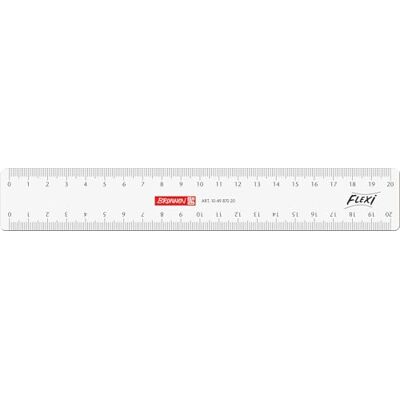 BRUNNEN 104987020 Règle flexible pour l'école et le bureau 20 cm incassable transparente pour gauchers et droitiers - Publicité BRUNNEN 104987020 Règle flexible pour l'école et le bureau 20 cm incassable transparente pour gauchers et droitiers - Publicité