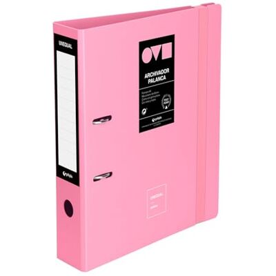 Grafoplás Grafoplas Classeur 2 anneaux A4, levier 65 mm, Unequal mini rose, Polyfoam, ouverture 360, résistant et ultra léger, œillet et porte-cartes, fermeture élastique élastique, couvercles en plastique - Publicité Grafoplás Grafoplas Classeur 2 anneaux A4, levier 65 mm, Unequal mini rose, Polyfoam, ouverture 360, résistant et ultra léger, œillet et porte-cartes, fermeture élastique élastique, couvercles en plastique - Publicité
