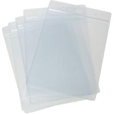 CKB LTD Pack de 20 Verticale A6 porte-badges Carte d'identité Vinyle plastique étanche transparente pour ID d'identité avec fermeture refermable 17.5 x 11.8cm Pour Carte 14.8 x 10.5cm Grande taille - Publicité CKB LTD Pack de 20 Verticale A6 porte-badges Carte d'identité Vinyle plastique étanche transparente pour ID d'identité avec fermeture refermable 17.5 x 11.8cm Pour Carte 14.8 x 10.5cm Grande taille - Publicité