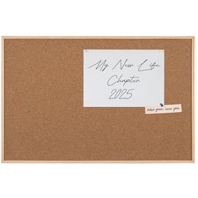 Bi-Office Tableau d'Affichage en Liège New Basic avec Cadre en Bois de Pin Naturel 385 x 285 mm - Publicité Bi-Office Tableau d'Affichage en Liège New Basic avec Cadre en Bois de Pin Naturel 385 x 285 mm - Publicité