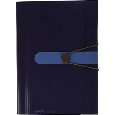 herlitz Expander File Recycled Polypropylene 12 Compartments Dark Blue Elastic Compartment for busin - Publicité herlitz Expander File Recycled Polypropylene 12 Compartments Dark Blue Elastic Compartment for busin - Publicité