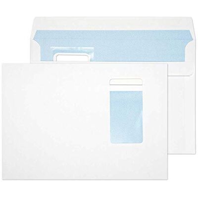 Blake Everyday enveloppe C5 (16.2 x 22.9cm) avec fenêtre lot de 500 unités 100 GSM enveloppes blanches enveloppes autocollantes/auto-adhésives certifié PEFC et écologique Modèle 6805PW - Publicité Blake Everyday enveloppe C5 (16.2 x 22.9cm) avec fenêtre lot de 500 unités 100 GSM enveloppes blanches enveloppes autocollantes/auto-adhésives certifié PEFC et écologique Modèle 6805PW - Publicité